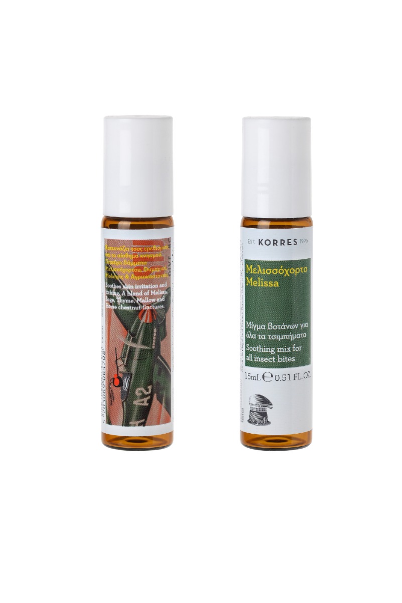 Korres Μελισσόχορτο Μίγμα Βοτάνων για Όλα τα Τσιμπήματα 15ml Korres Μελισσόχορτο Μίγμα Βοτάνων για Όλα τα Τσιμπήματα 15ml