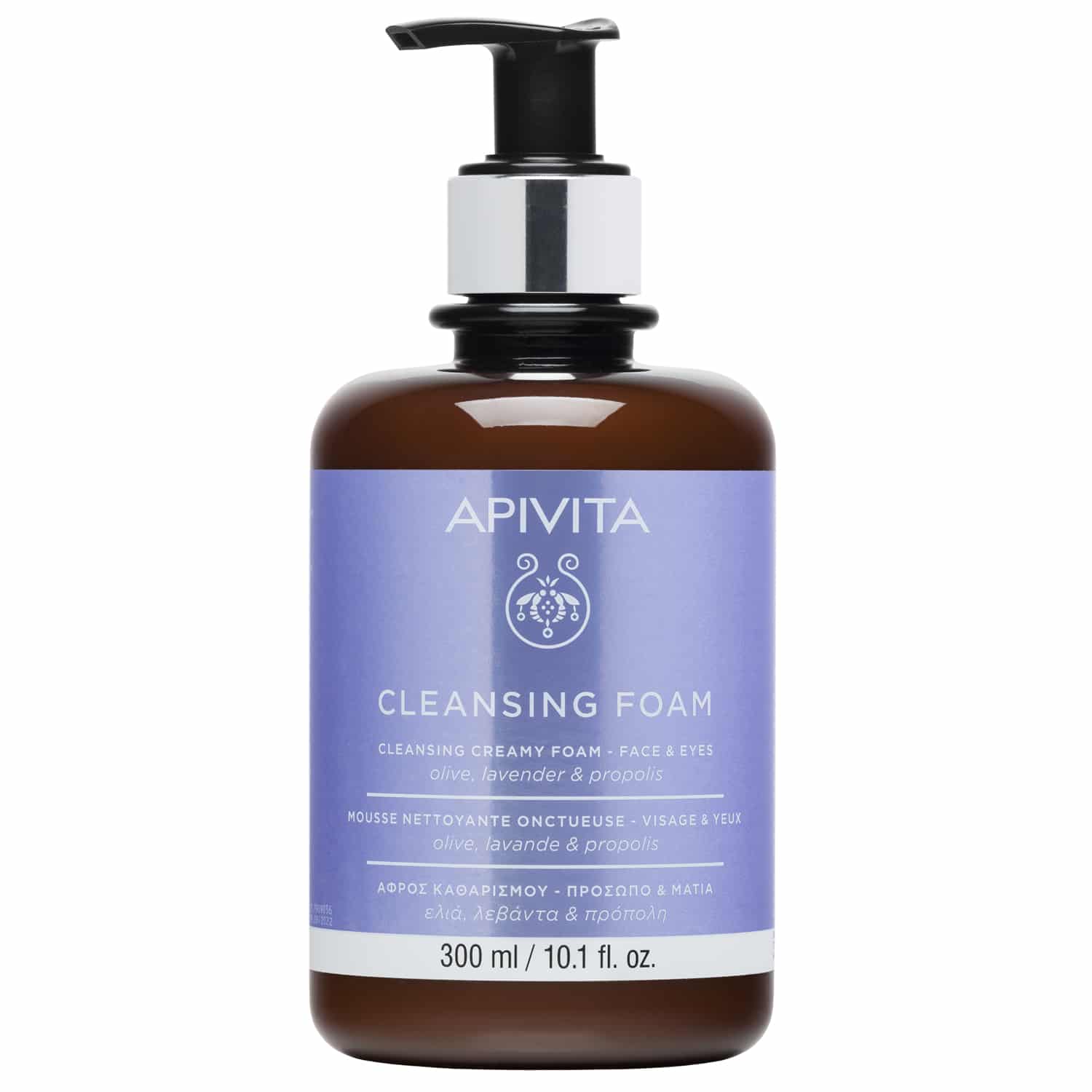 Apivita Αφρός Καθαρισμού Cleansing Creamy Προσώπου & Ματιών με Ελιά, Λεβάντα & Πρόπολη 300ml Apivita Αφρός Καθαρισμού Cleansing Creamy Προσώπου & Ματιών με Ελιά, Λεβάντα & Πρόπολη 300ml
