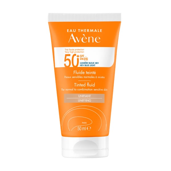 Avene Fluide Tinted Αδιάβροχη Αντηλιακή Κρέμα Προσώπου SPF50 με Χρώμα 50ml Avene Fluide Tinted Αδιάβροχη Αντηλιακή Κρέμα Προσώπου SPF50 με Χρώμα 50ml