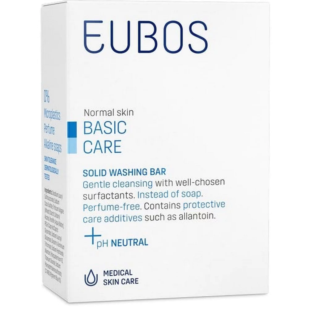 EUBOS Σαπούνι Μπλέ Eubos Blue Solid Washing Bar 125gr