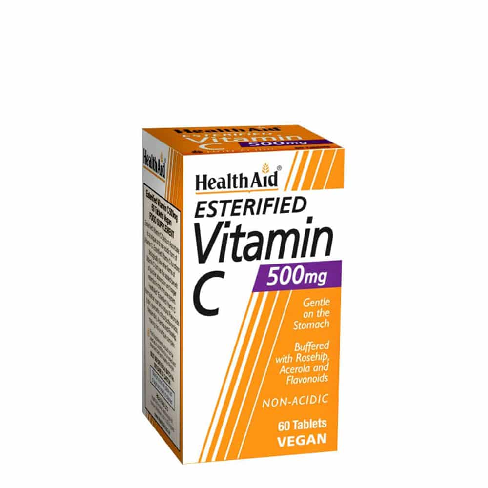 Health Aid Esterified Vitamin C Balanced & Non-Acidic 500mg 60 ταμπλέτες Health Aid Esterified Vitamin C Balanced & Non-Acidic 500mg 60 ταμπλέτες