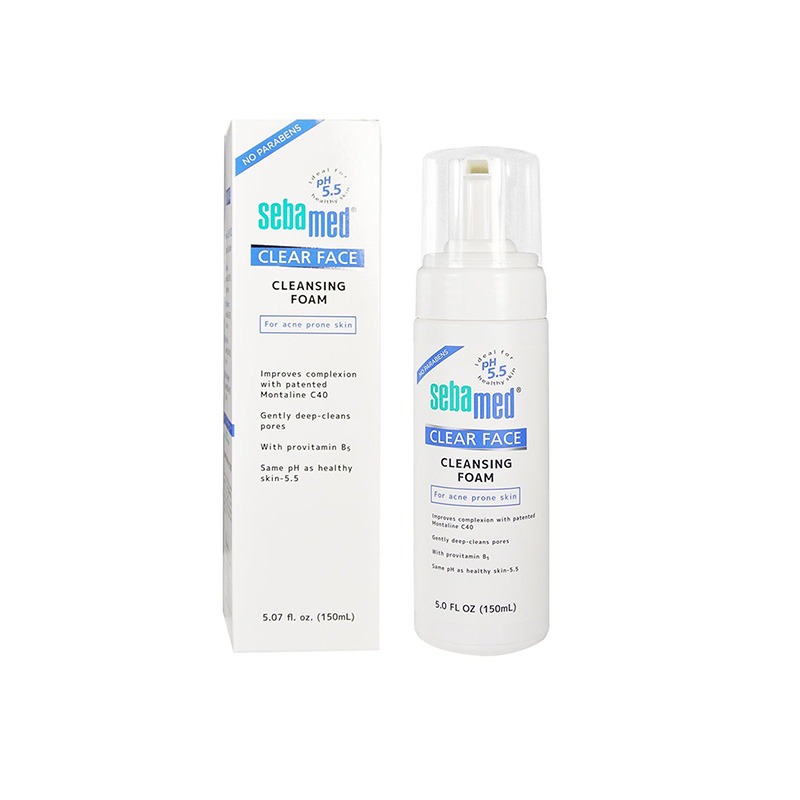 Sebamed Αφρός κατά της Ακμής Clear Face Antibacterial για Λιπαρές Επιδερμίδες 150ml Sebamed Αφρός κατά της Ακμής Clear Face Antibacterial για Λιπαρές Επιδερμίδες 150ml