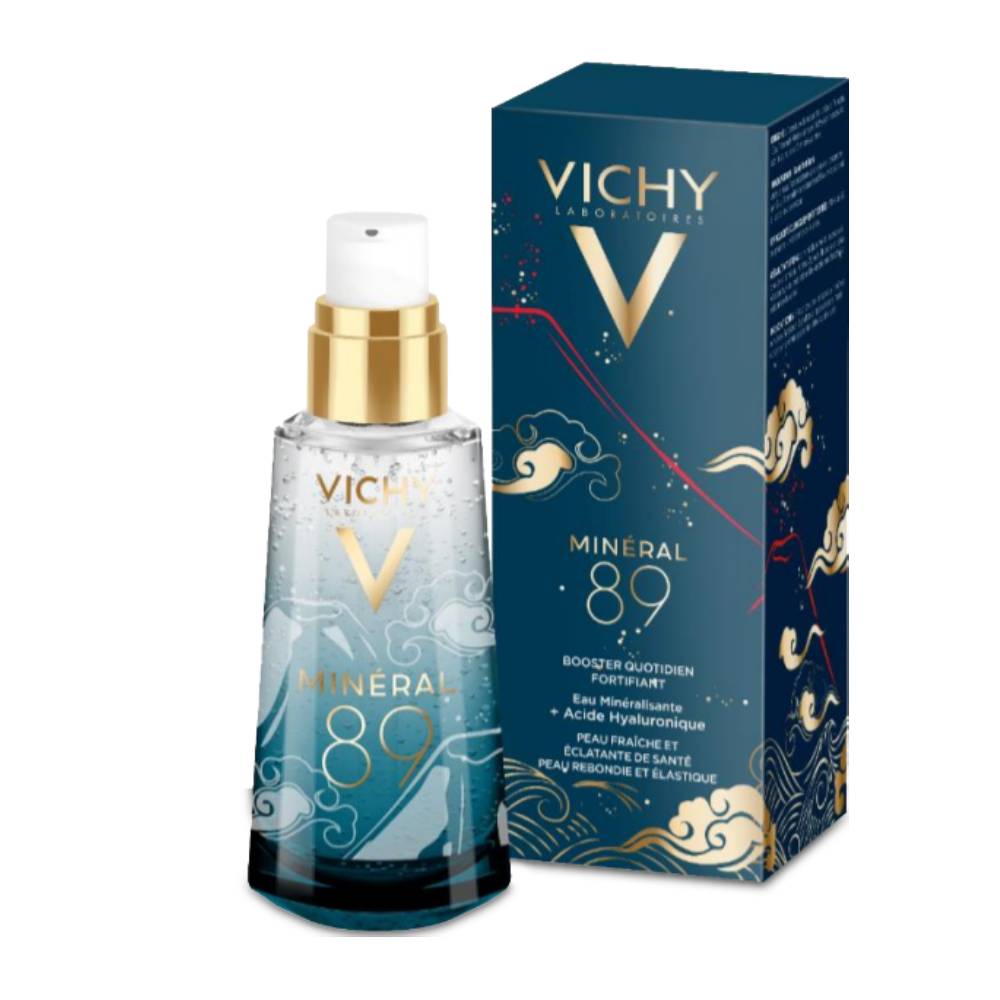 Vichy Mineral 89 Xmas Limited Edition Ενυδατικό Booster Προσώπου με Υαλου Vichy Mineral 89 Xmas Limited Edition Ενυδατικό Booster Προσώπου με Υαλουρονικό Οξύ 50ml